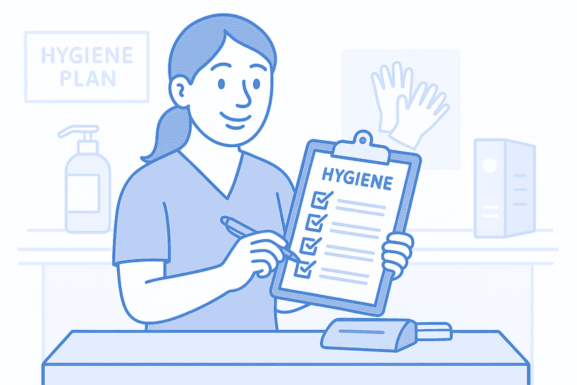 Checkliste Hygiene Arztpraxis mit Putzplan