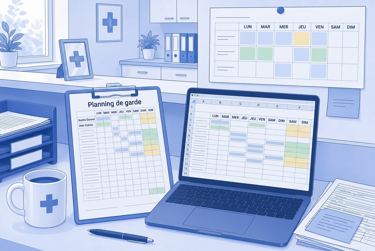 Planning de garde : une rotation qui tient