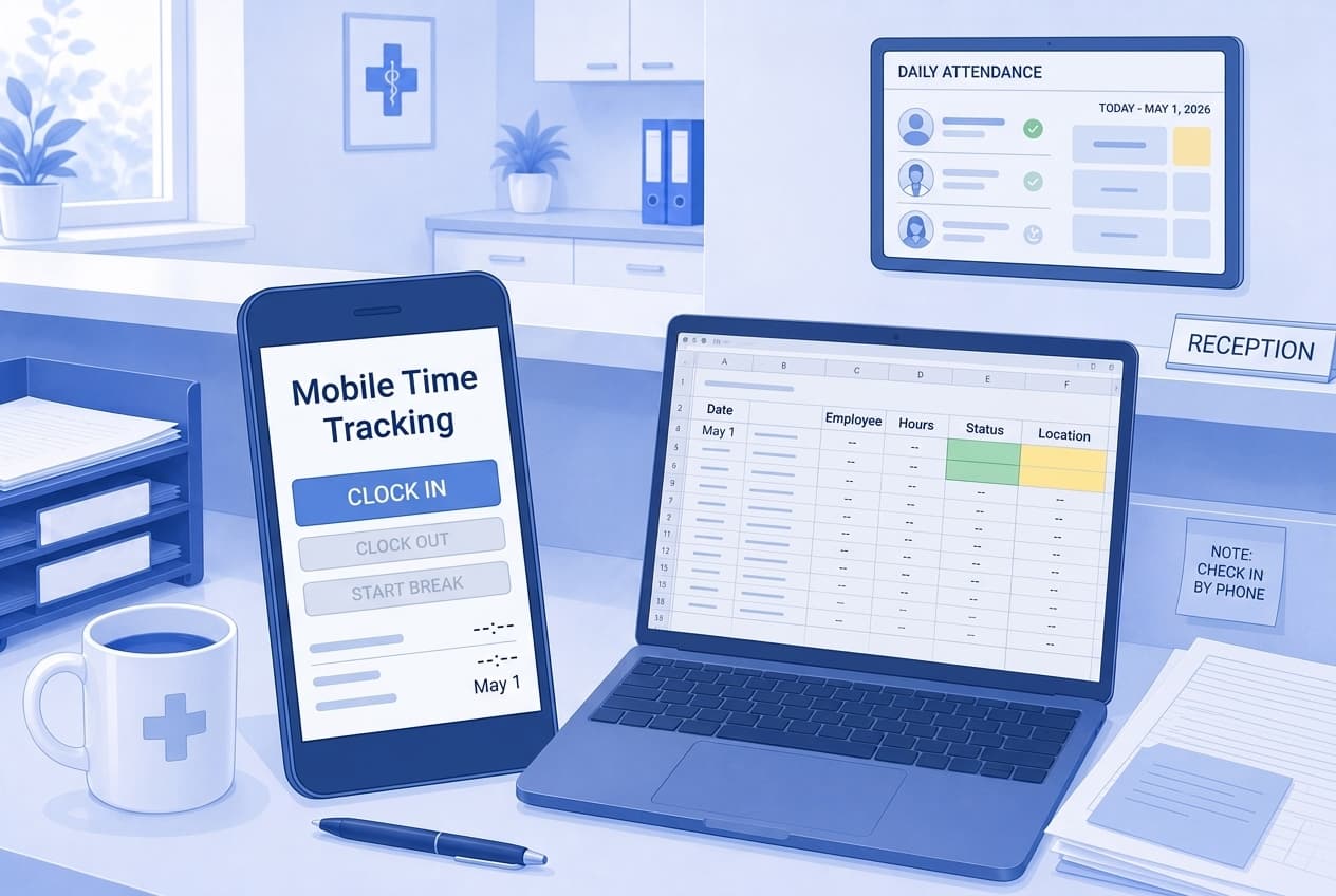 Mobile Time Tracking in Medical Practices