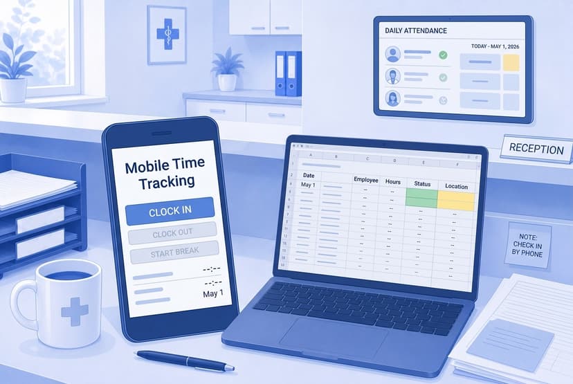 Mobile Time Tracking in Medical Practices