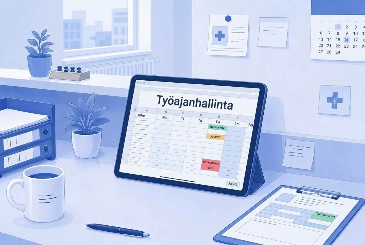 Työajanhallinta: työaikamuodot ja tasoittuminen