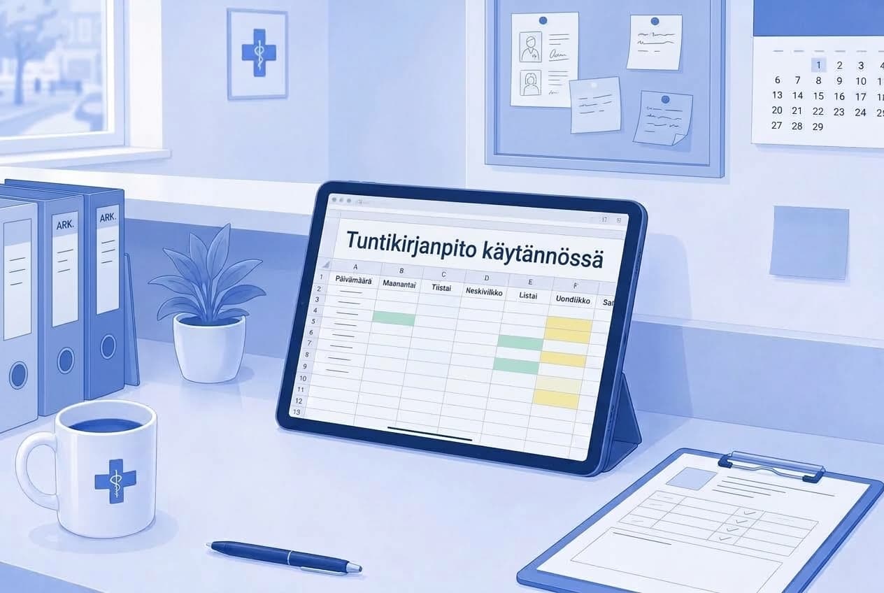Tuntikirjanpito käytännössä: Excel vai sovellus?