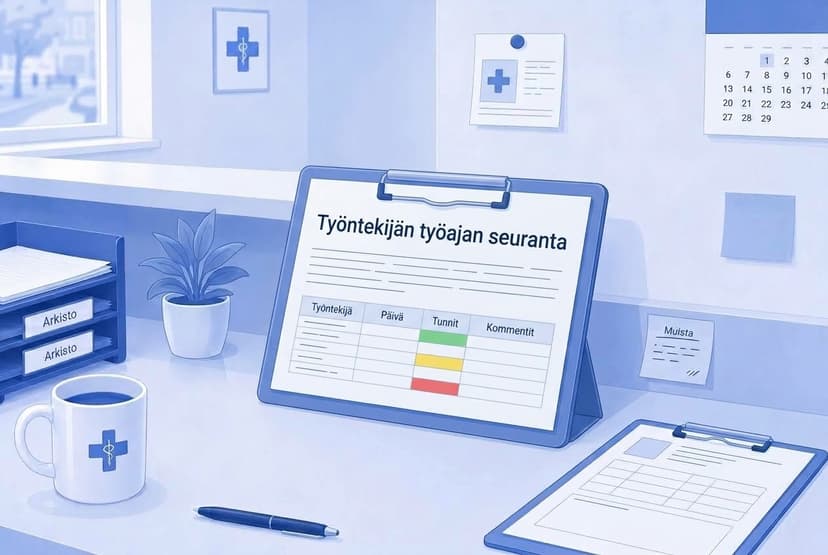 Työntekijän työajan seuranta: työnantajan vastuu