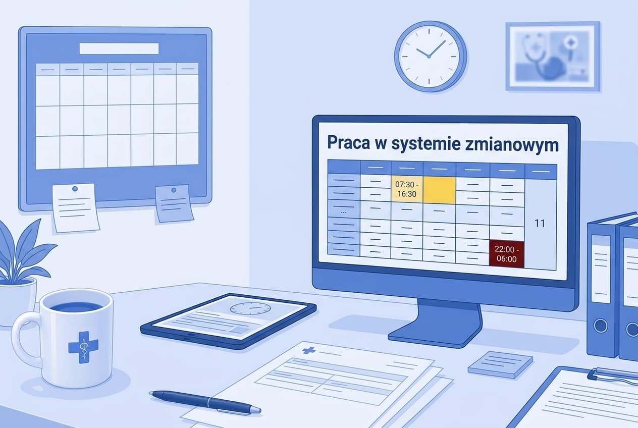 Praca w systemie zmianowym: odpoczynek i grafik