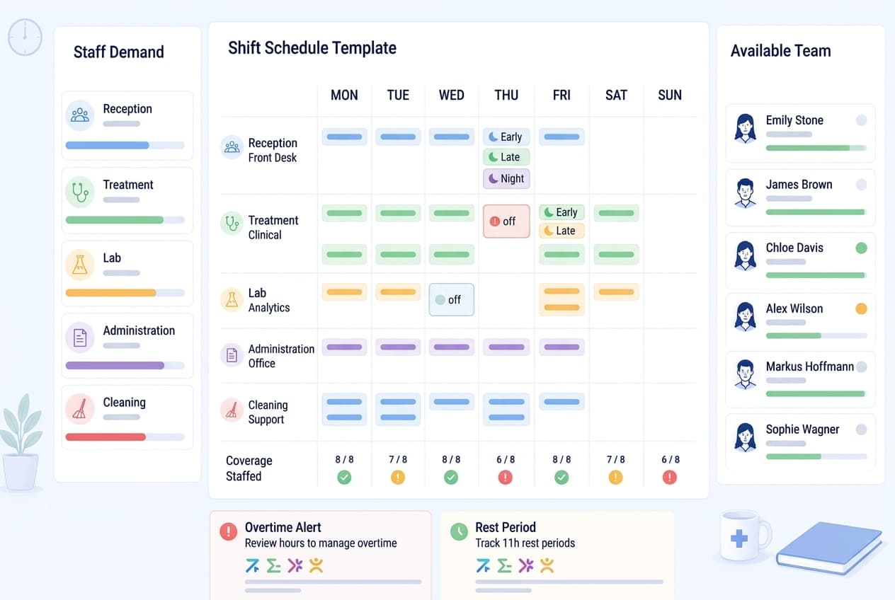 Rota Templates for Health and Care Teams