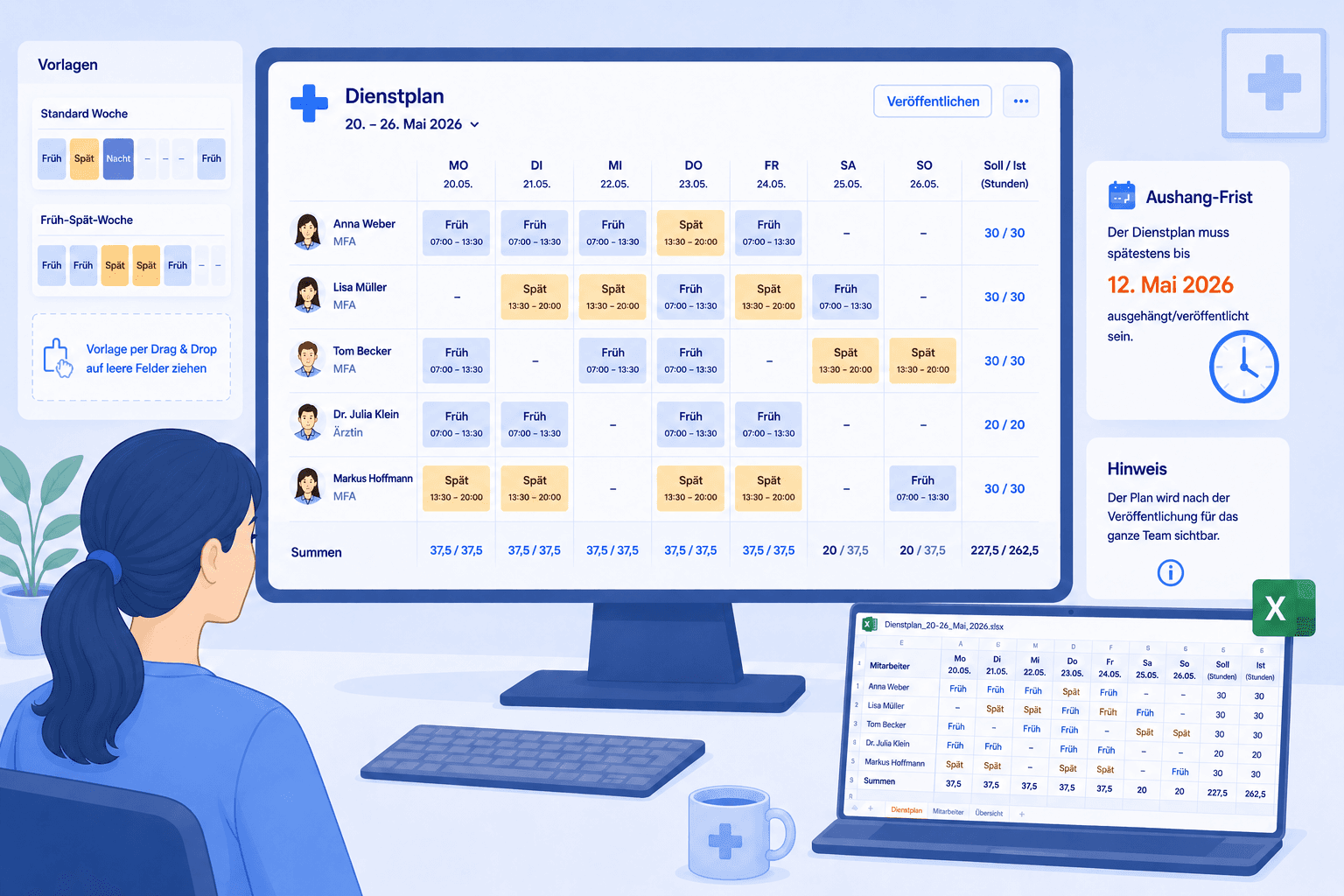 Shift Schedule Template: Free Excel + Guide