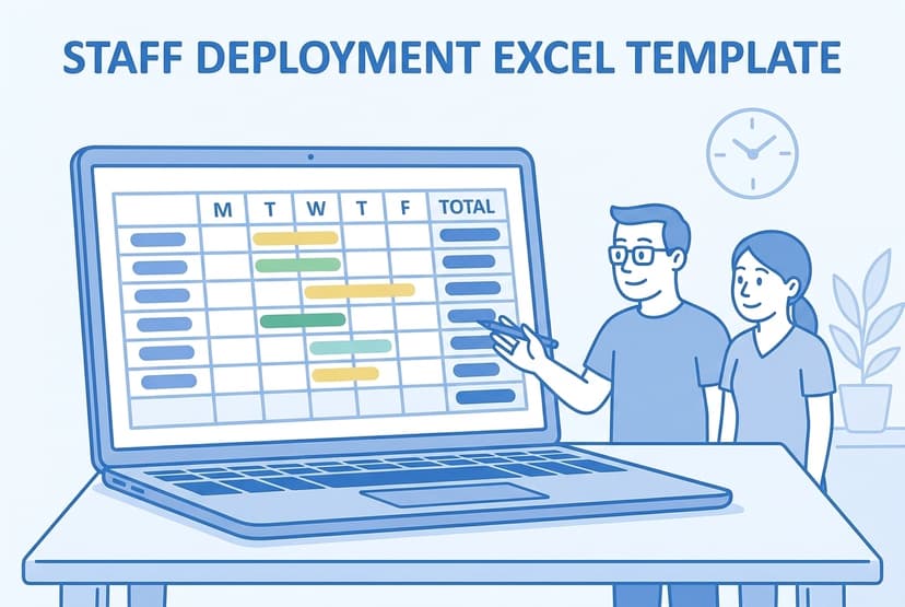 Staff Deployment Excel Template - Free Download