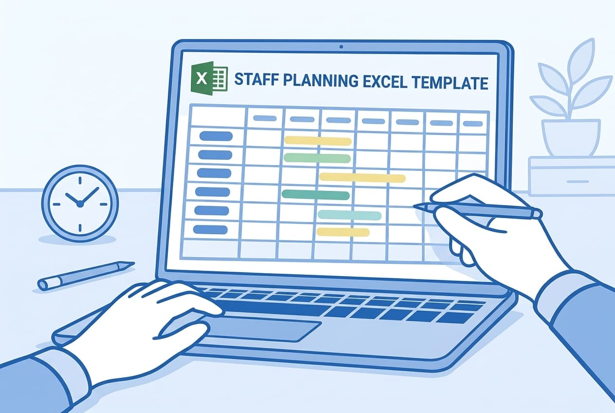 Staff Planning Excel Template - Free Template for Medical Practices