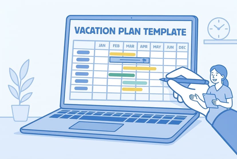 Vacation Plan Template for Medical Practices