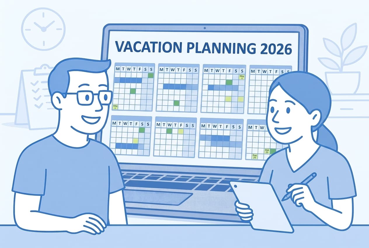 Vacation Planning 2026 Excel Template - Free, with All Public Holidays