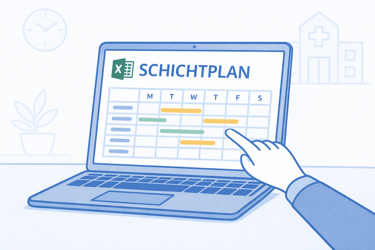 Schichtplan Excel Vorlage Kostenlos - Professionelle Schichtplanung