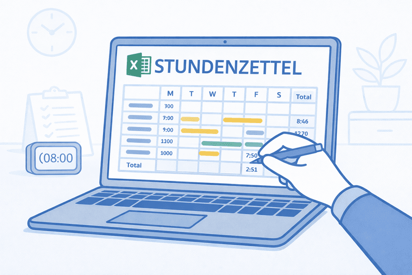 Timesheet Template Excel - Free Excel Template for Work Hour Tracking